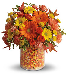 <b>Candy Corn Surprise</b> from Scott's House of Flowers in Lawton, OK